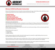 CCW instruction Missouri website