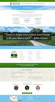 counseling center website design
