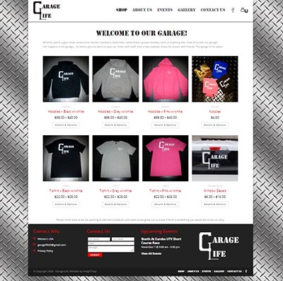 WordPress online store sample