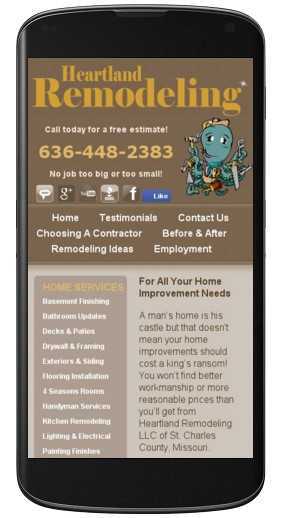 make website mobile friendly O'Fallon